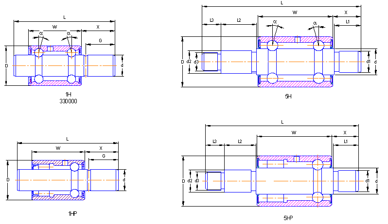 Подшипники, применяемые для опоры вентилятора и привода водяного насоса